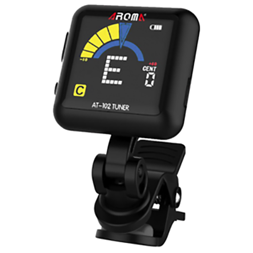 Aroma AT102 Chromatic Clip-On Tuner Black