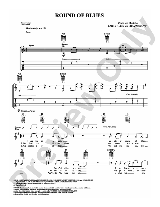Round of Blues - Easy Guitar (Digital Download)