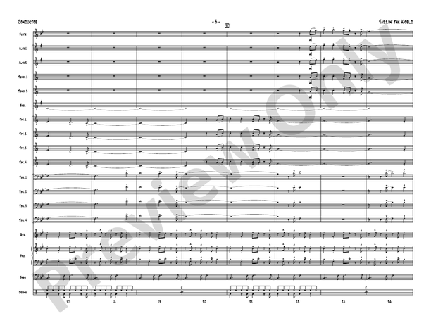 Jazzin' the World – Jazz Ensemble Conductor Score & Parts (Digital Download)