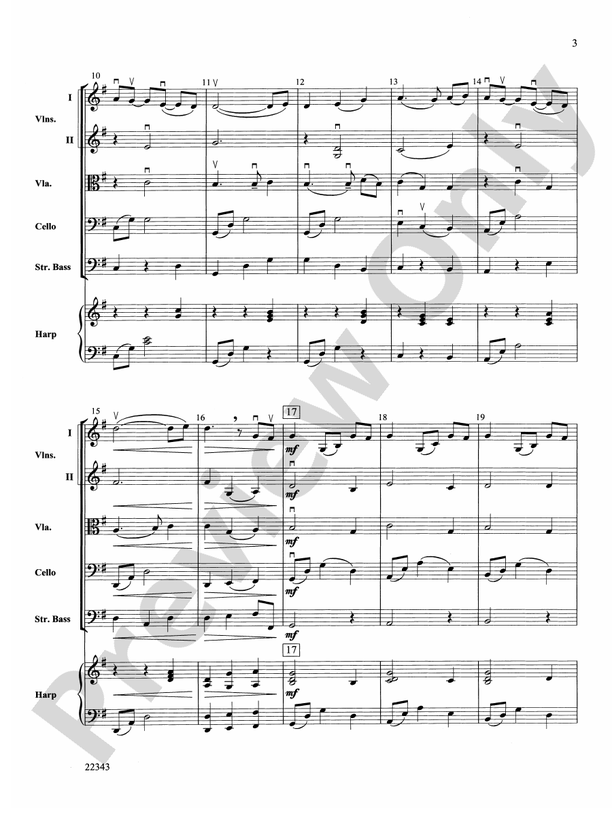 The Lover's Waltz – String Orchestra Conductor Score & Parts (Digital Download)