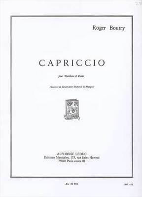 Capriccio - for Trombone and Piano - Roger Boutry - Trombone Alphonse Leduc
