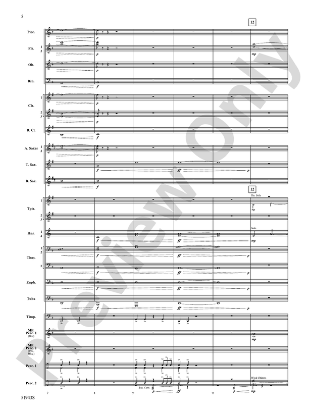 Rising From the Earth - Concert Band Conductor Score & Parts(Digital Download)
