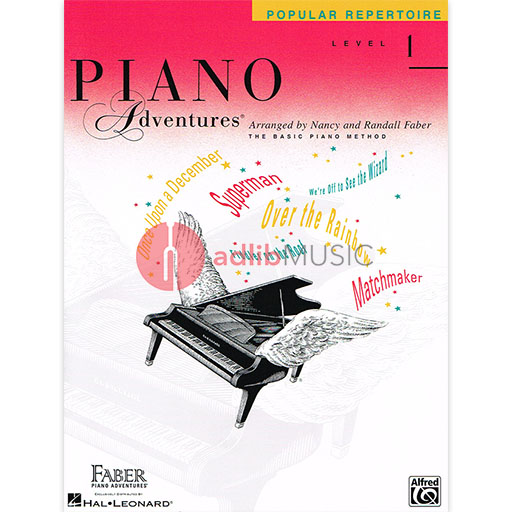 Piano Adventures Level 1 Popular Repertoire Book - Piano by Faber/Faber Hal Leonard 420235