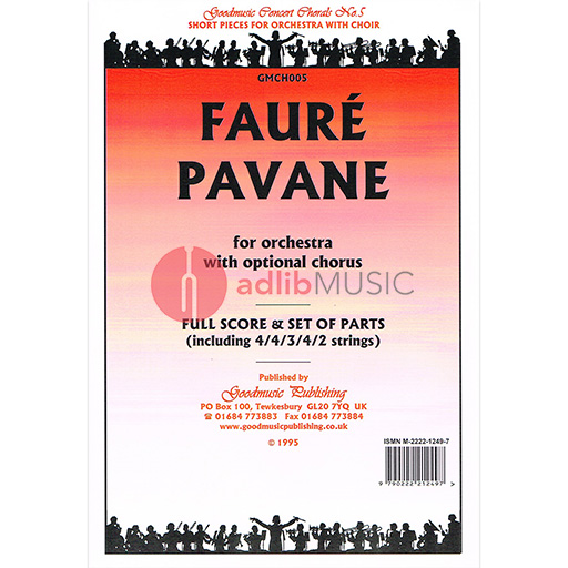 PAVANE (SCORE/PTS) - FAURE (ORCH PACK) LEVEL C - GOOD MUSIC