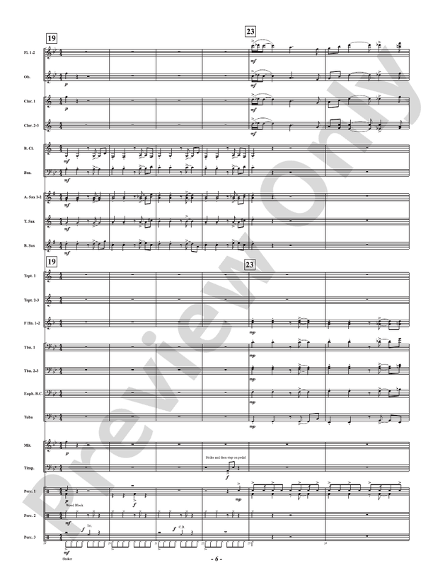 Jersey Jaunt - Concert Band Conductor Score & Parts (Digital Download)