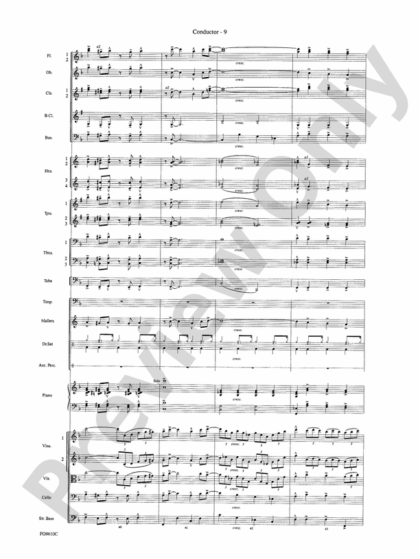 A Salute to the Big Apple – Full Orchestra Conductor Score & Parts (Digital Download)