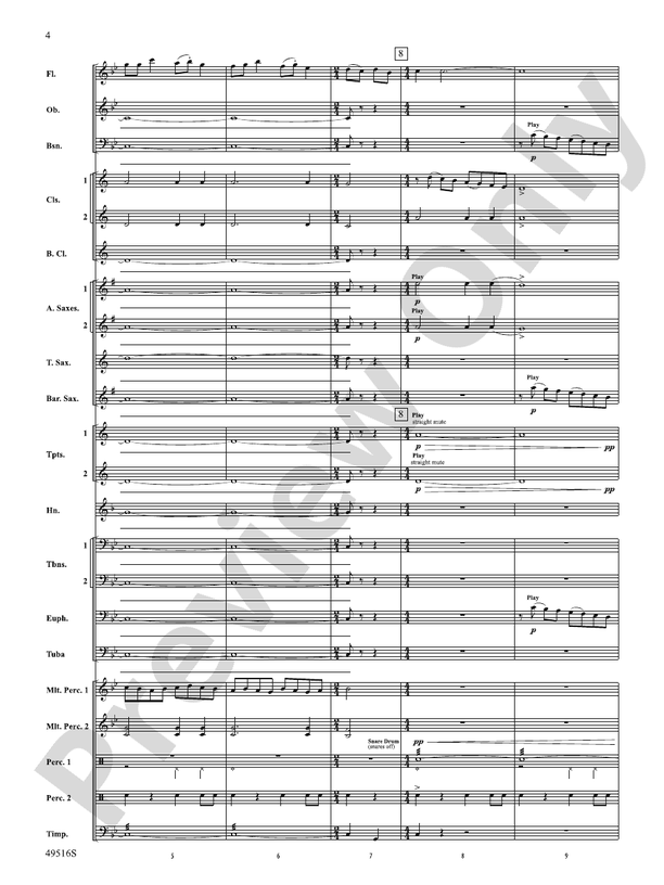 On This Day Earth Shall Ring - Concert Band Conductor Score & Parts (Digital Download)