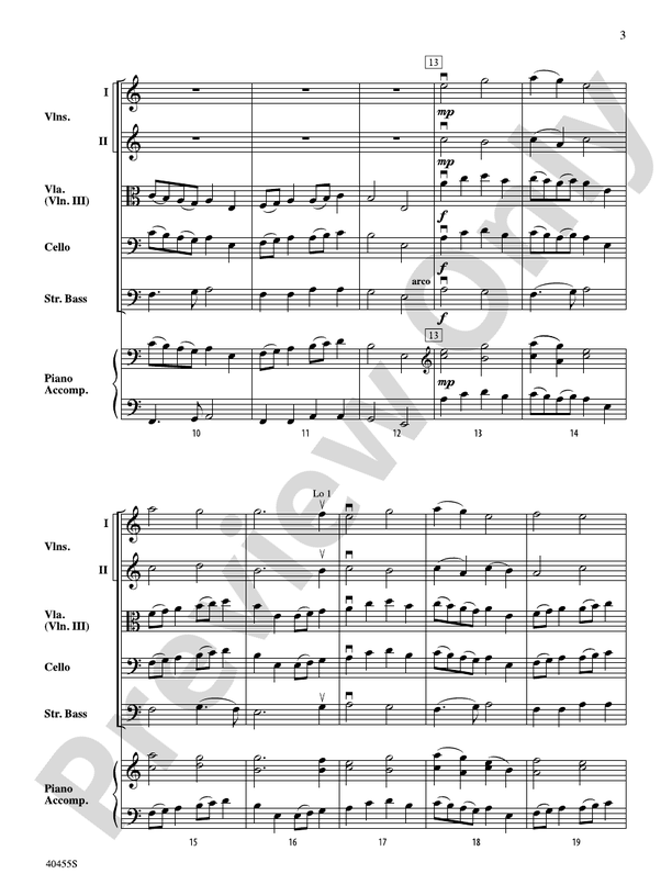 Forest Hills Folk Suite – String Orchestra Conductor Score & Parts (Digital Download)
