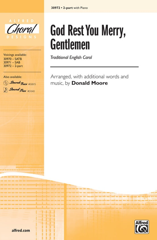 God Rest You Merry, Gentlemen – 2-Part Choral Octavo (Digital Download)