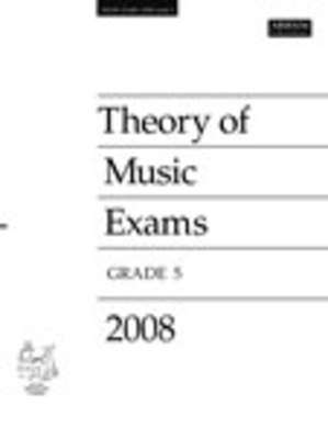 A B Theory Of Music Paper Gr 5 2008 -