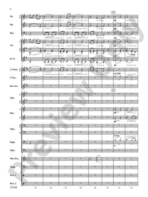 Finale (from Serenade for Strings in C Major, Op. 48, Movement #4 (Terma Russo)) - Concert Band Conductor Score & Parts (Digital Download)