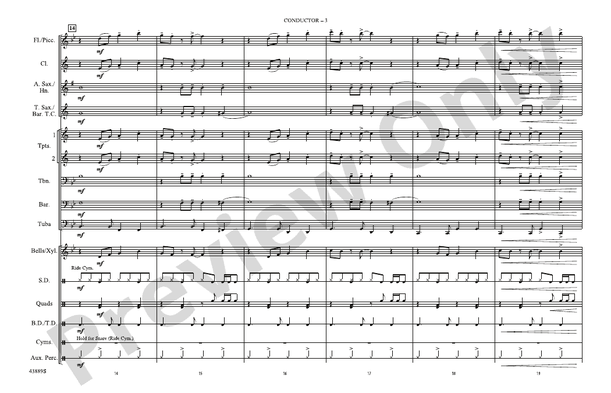 Monster Mash – Marching Band Conductor Score & Parts (Digital Download)