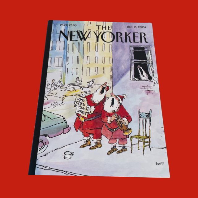 Greeting Card The New Yorker Singing Santas