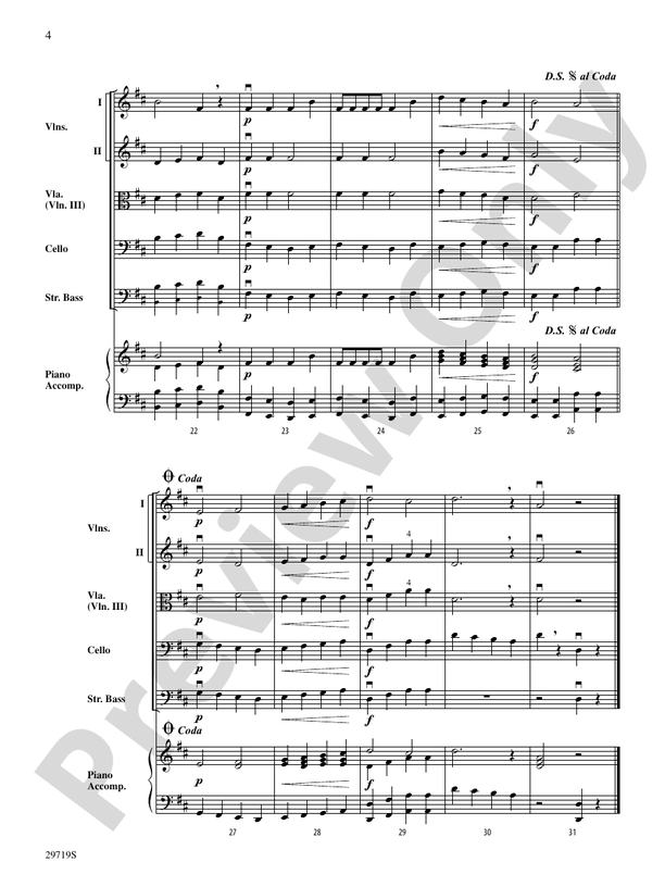 Miniature Symphony – String Orchestra Conductor Score & Parts (Digital Download)