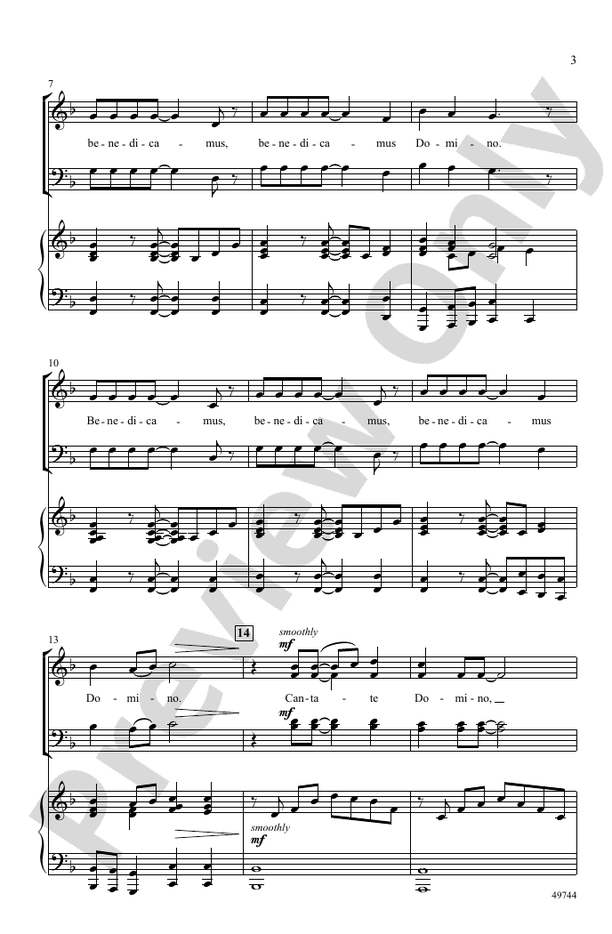 Benedicamus Domino - SATB Choral Octavo (Digital Download)