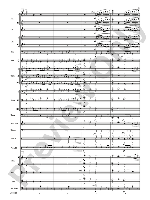 Resurgences – Ful Orchestra Conductor Score & Parts (Digital Download)