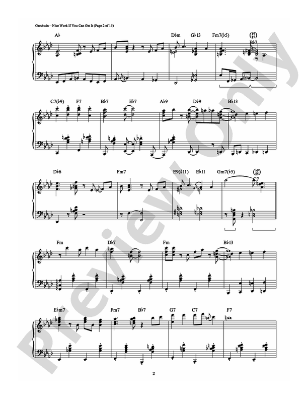 Nice Work If You Can Get It - DSM-PS-0001157 - Piano (Digital Download)