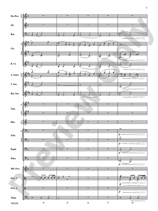 Commemoration Overture - Concert Band Conductor Score & Parts (Digital Download)