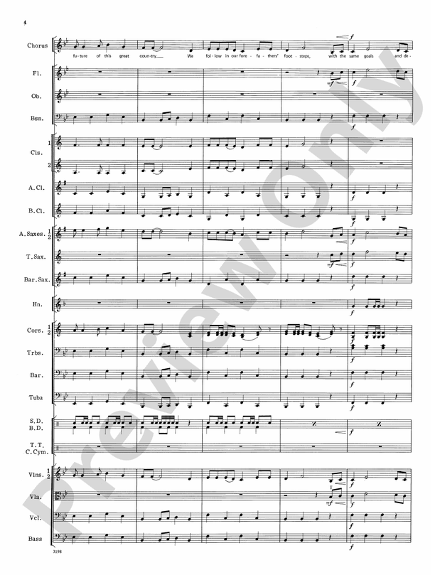 We, the Children of America - Concert Band Conductor Score & Parts (Digital Download)