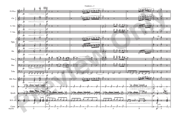 Big Noise from Winnetka – Marching Band Conductor Score & Parts (Digital Download)
