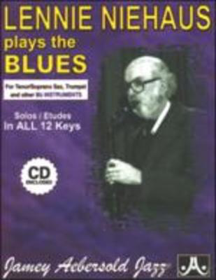 Lennie Niehaus plays the Blues - Solos Etudes In All 12 Keys - Lennie Niehaus - Eb Instrument Jamey Aebersold Jazz /CD