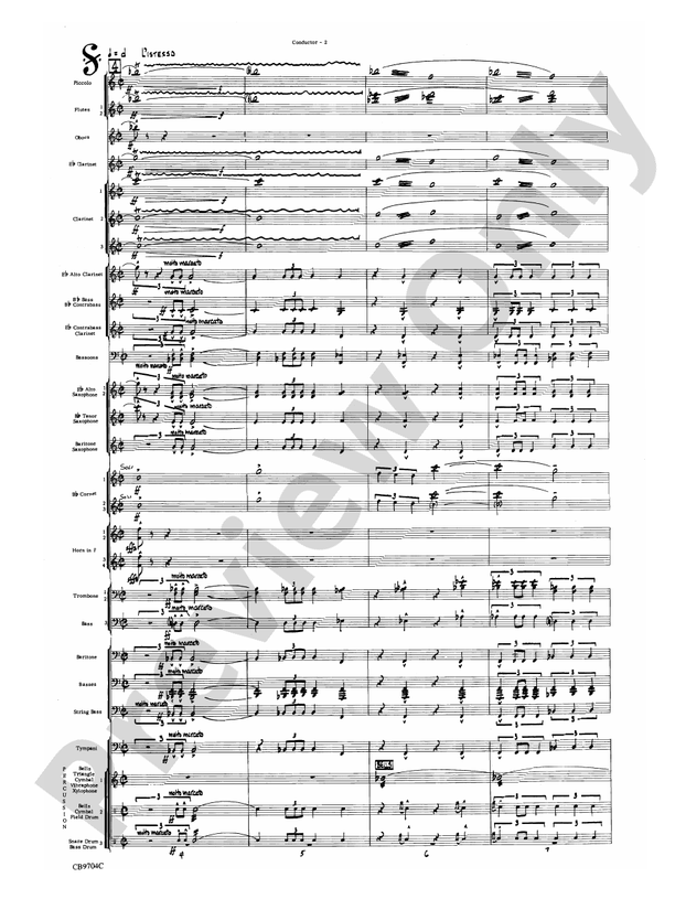 Star Wars Medley (Grade 4) - Concert Band Conductor Score & Parts (Digital Download)
