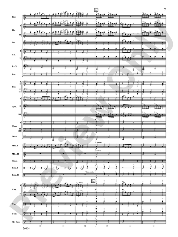 Tatarian Dances – Full Orchestra Conductor Score & Parts (Digital Download)