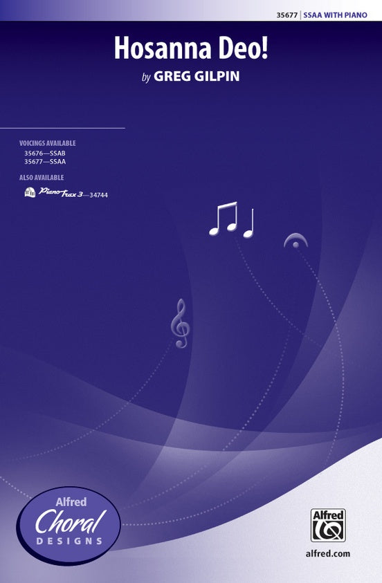 Hosanna Deo! – SSAA Choral Octavo (Digital Download)