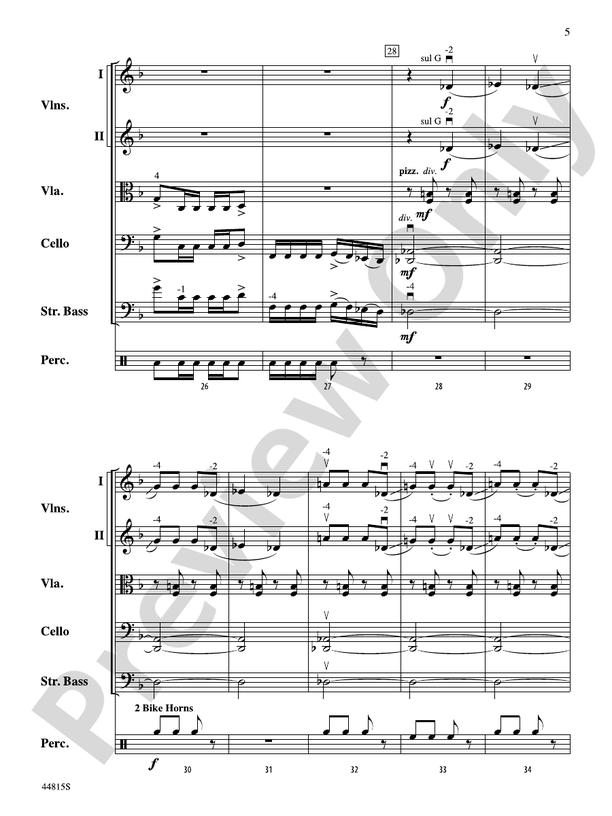 An American in Paris, Highlights from - String Orchestra Conductor Score & Parts (Digital Download)