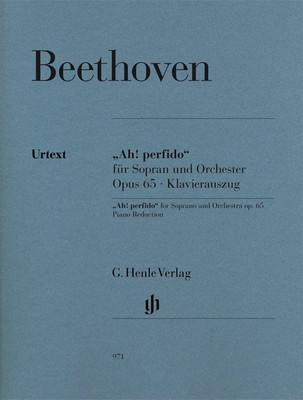 Ah! Perfido Op. 65 for Soprano - Ludwig van Beethoven - Classical Vocal Soprano G. Henle Verlag