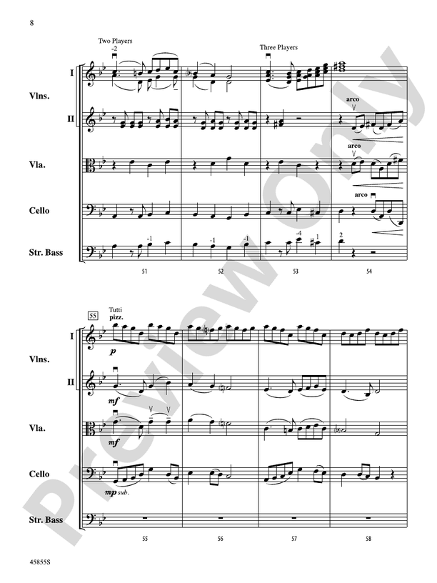Midnight Howl - String Orchestra Conductor Score & Parts (Digital Download)