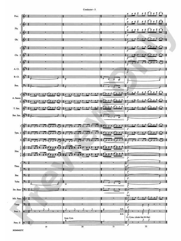 Tir Na Nog (A Celtic Legend) - Concert Band Conductor Score & Parts (Digital Download)