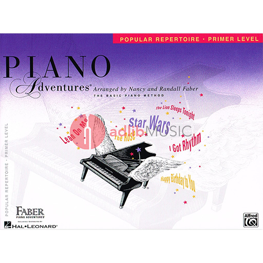 Piano Adventures Primer Level Popular Repertoire Book - Piano by Faber/Faber Hal Leonard 420234