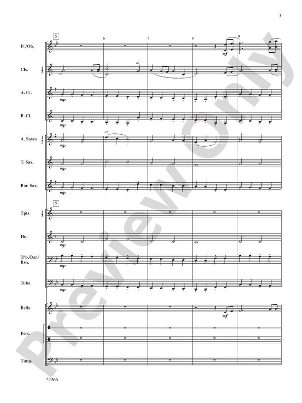 March of the Majestics - Concert Band Conductor Score & Parts (Digital Download)
