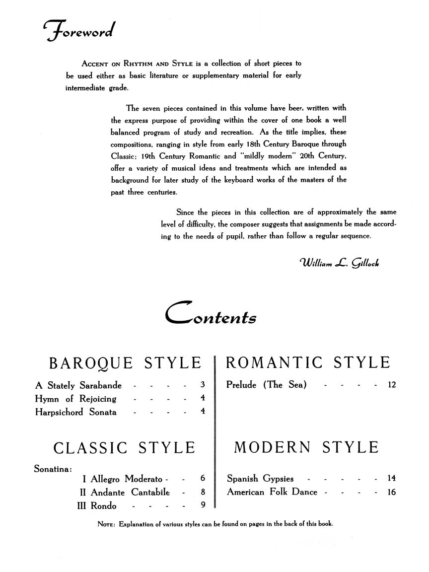 Accent on Rhythm & Style