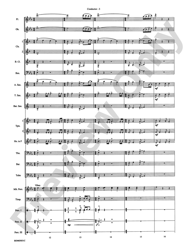 Bellingrath Gardens - Concert Band Conductor Score & Parts (Digital Download)