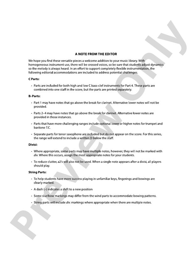 Great Beginnings (Flexible Arrangement) - Concert Band Conductor Score & Parts (Digital Download)