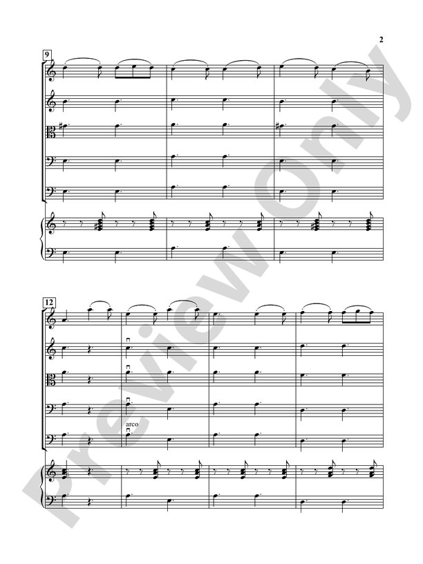 Viva Italia (Tarentella) - Arr. Loreta Fin – String Orchestra Conductor Score & Parts (Digital Download)