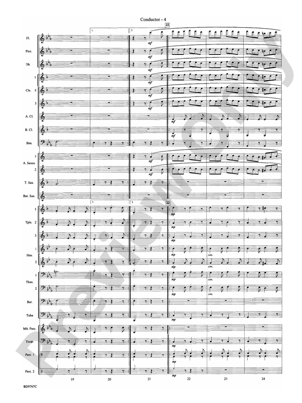 Viva Italia! (Grade 3) - Concert Band Conductor Score & Parts (Digital Download)