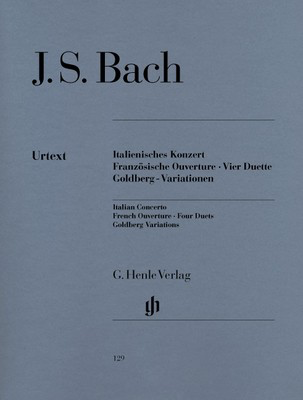 Italian Concerto French Overture Duets 4 Goldber - Johann Sebastian Bach - Piano G. Henle Verlag Piano Solo|Piano Duet