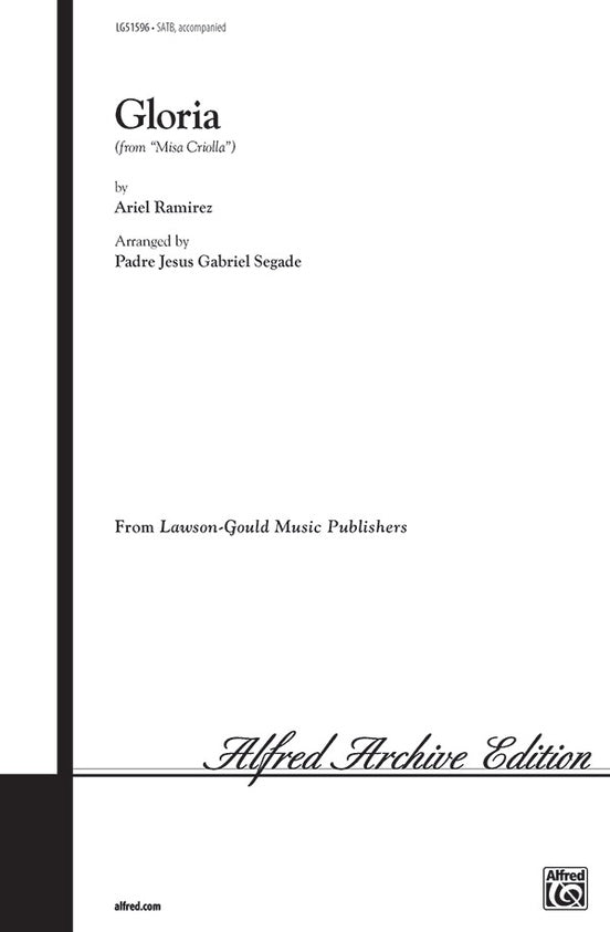 Gloria (from Misa Criolla) – SATB Choral Octavo (Digital Download)