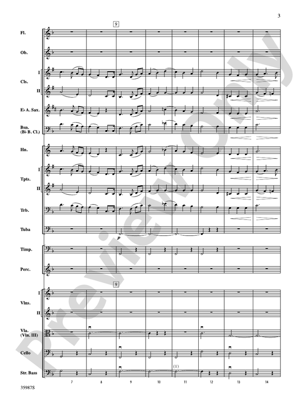 Nocturne (from A Midsummer Night's Dream) – Ful Orchestra Conductor Score & Parts (Digital Download)