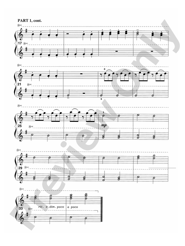 Romp a la Mozart - 1 Piano, 6 Hands (Digital Download)