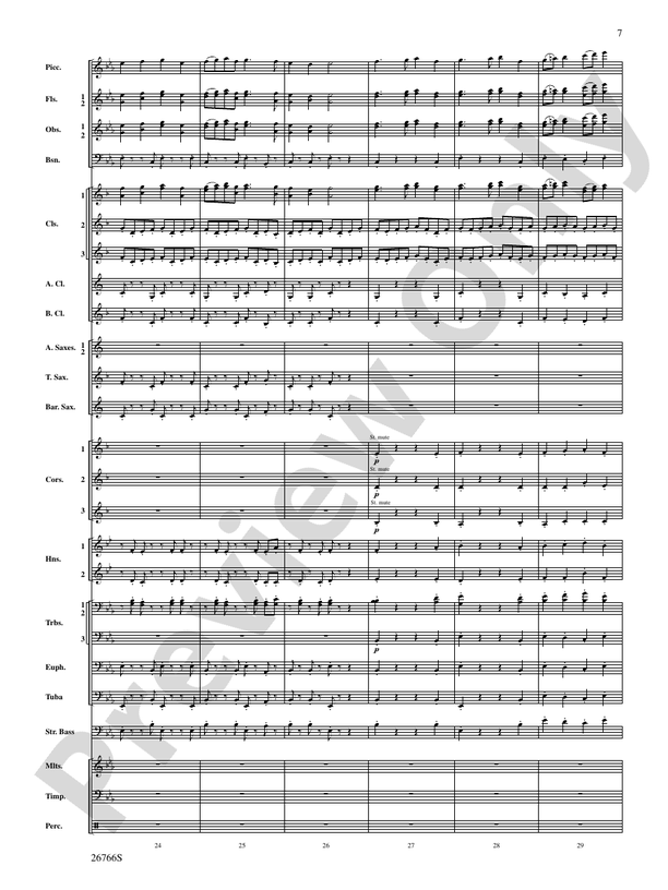 A Christmas Festival (Grade 3) - Concert Band Conductor Score & Parts (Digital Download)