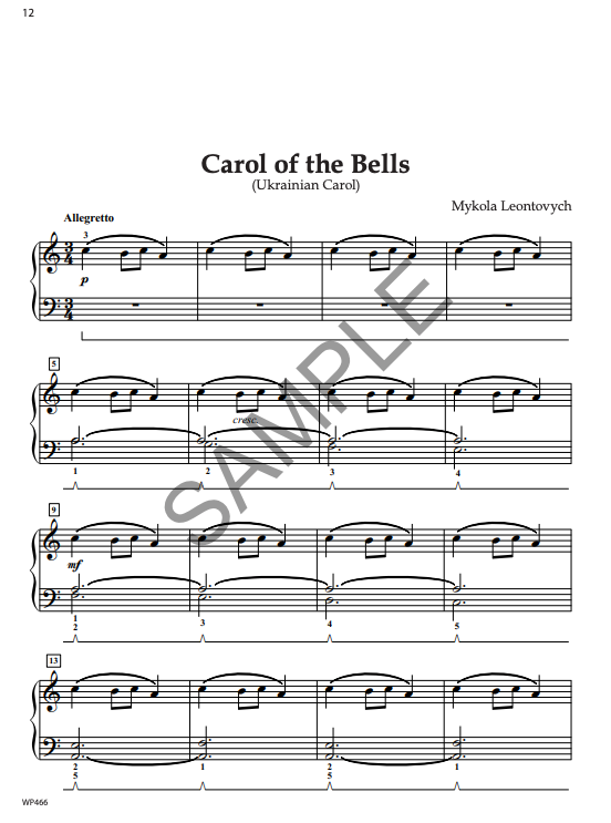 Bastien New Traditions: Christmas Classics Level 3 - Piano - Kjos