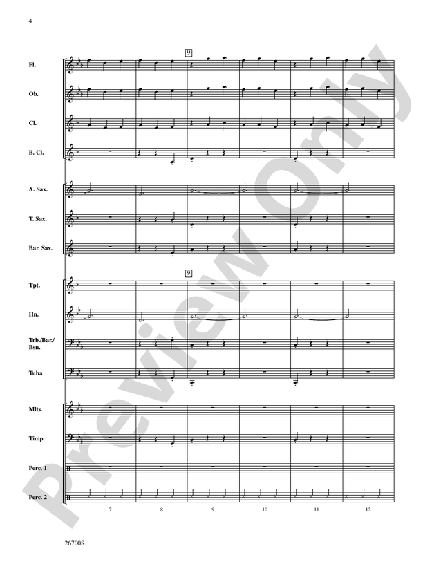 Asturias (Grade 1) - Concert Band Conductor Score & Parts (Digital Download)