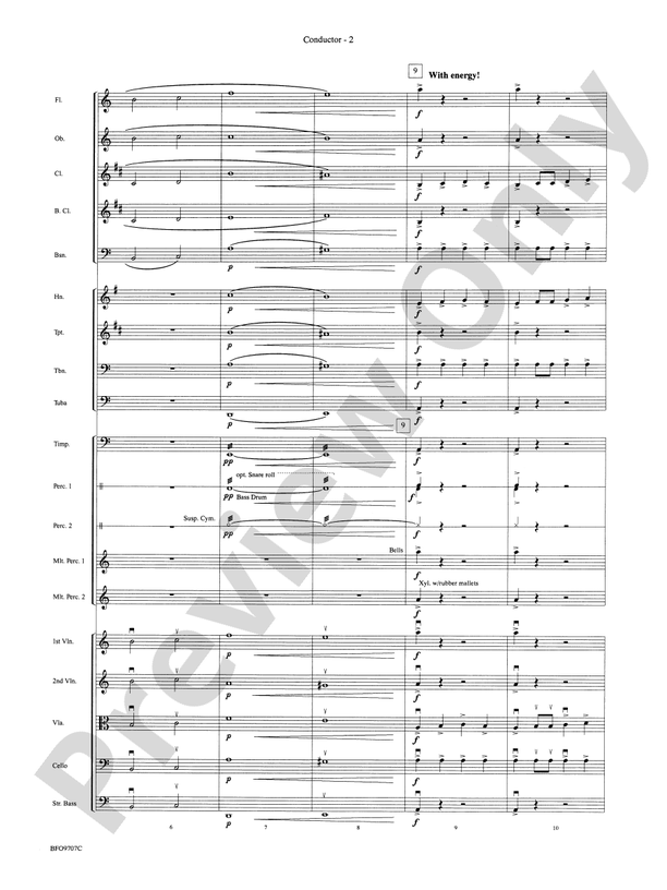 The Tempest – Full Orchestra Conductor Score & Parts (Digital Download)