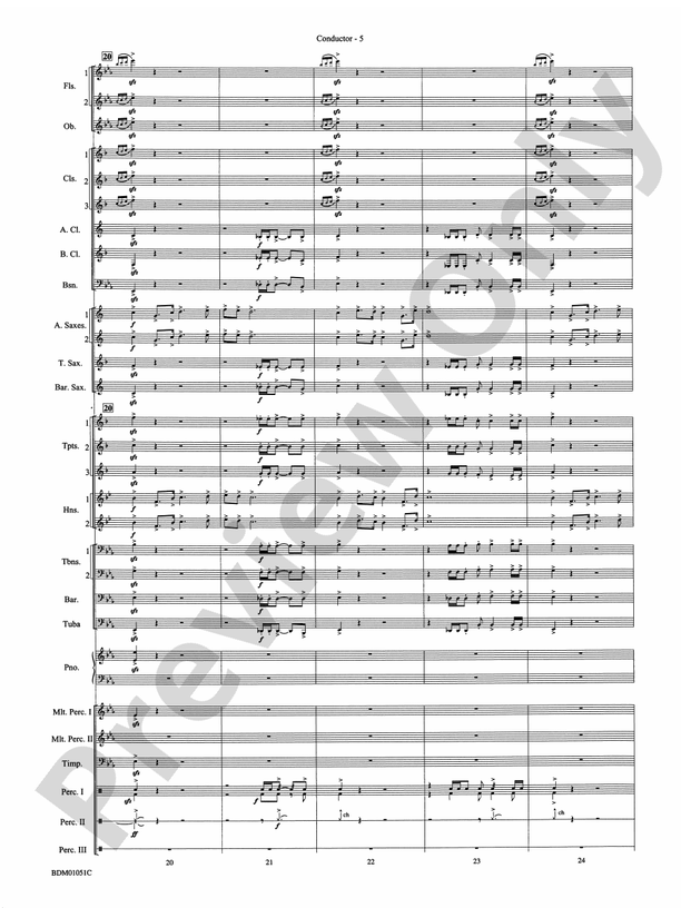 Royal Canadian Sketches - Concert Band Conductor Score & Parts (Digital Download)