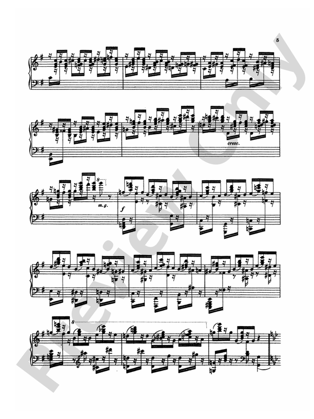 Dohnanyi - Variation & Fugue (on a theme of E.G.), Op. 4 - Piano Solo (Digital Download)