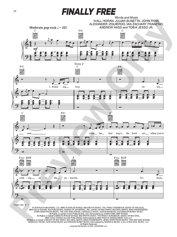 Finally Free (from Smallfoot) - PVG (Digital Download)